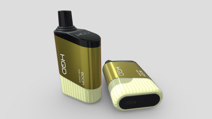 HQD Boom Kiwi Lemon 3D Model