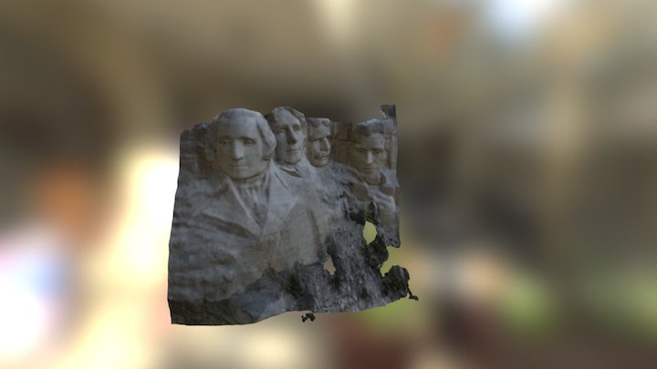 Mount Rushmore 3D Model