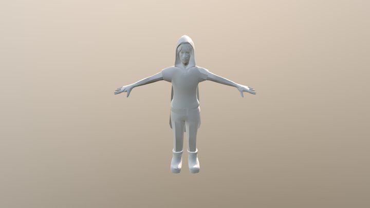Character Retopo 3D Model