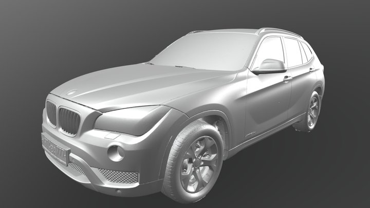 RAW photogrammetry BWM X1 E84 3D Model