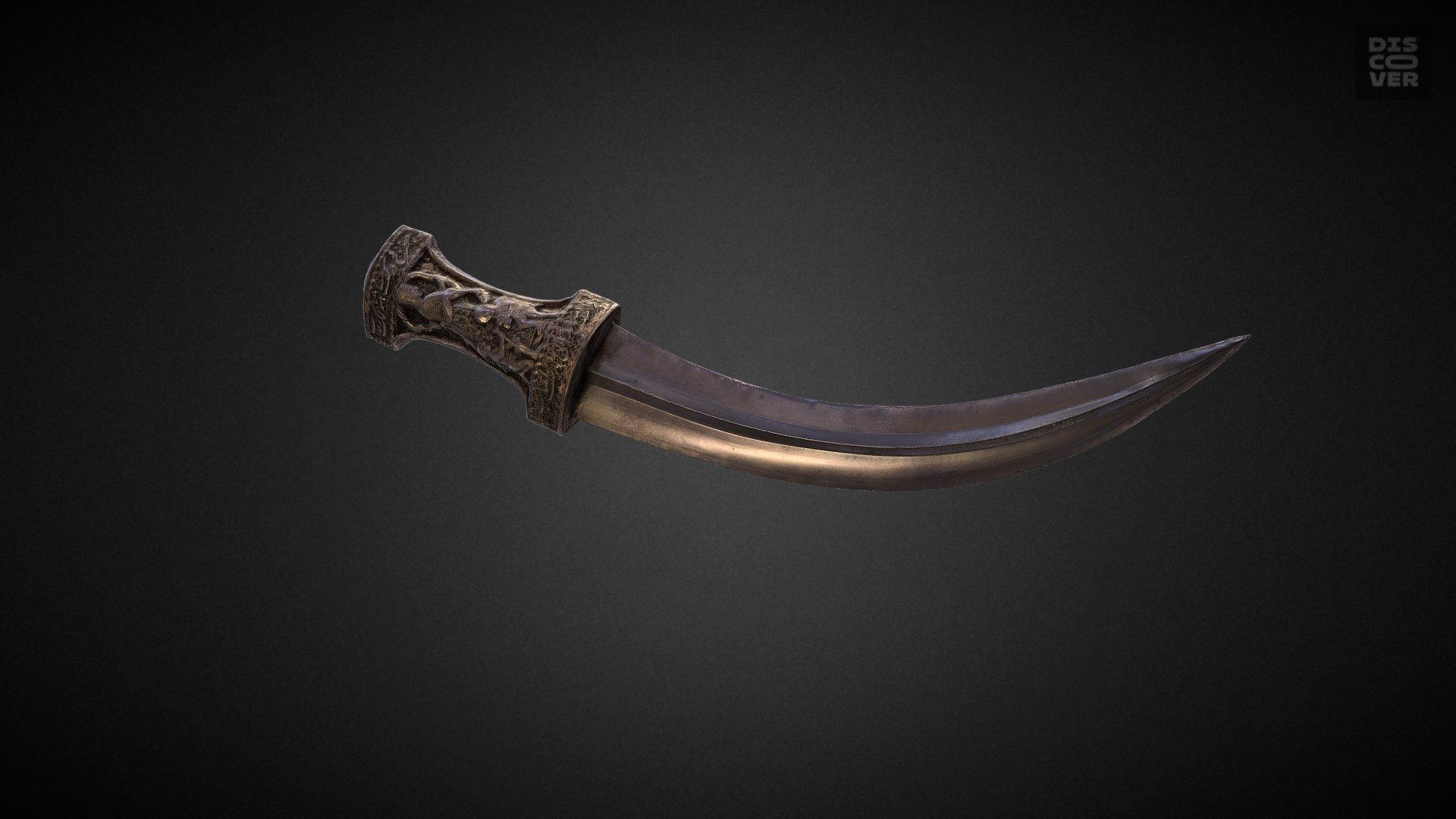 Кинджал - 3D model by eMuseum [2964ec1] - Sketchfab