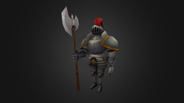 Knight's Armor (Version 2) 3D Model