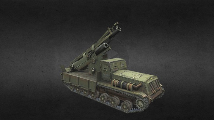 Ha-to artillery 3D Model