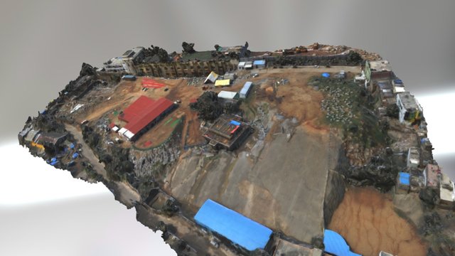 Hare Krishna Temple_Aerial Survey 3D Model