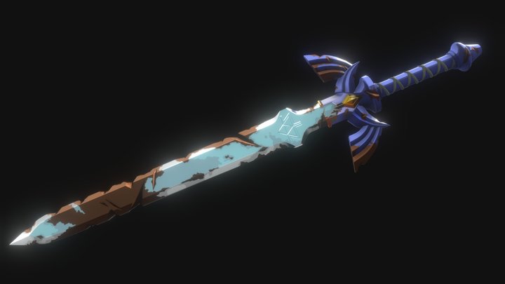 MasterSword  Zelda BotW 3D Model