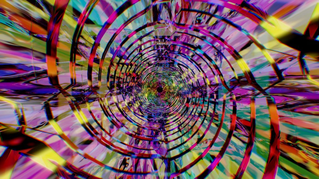 Spiral tunnel lights ( very hypnotic )