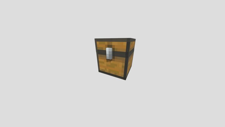 Chest Minecraft 3D Model