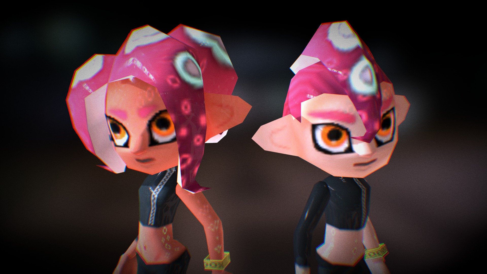 Splatoon 3 character models