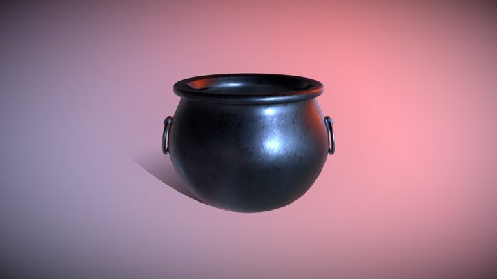 Cauldron Asset 3D Model