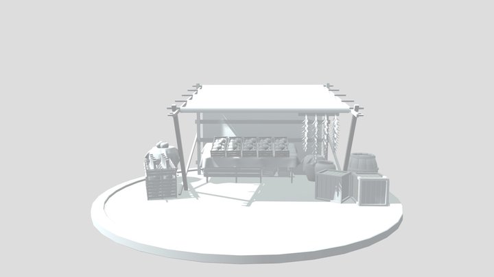Shop Scene 3D Model