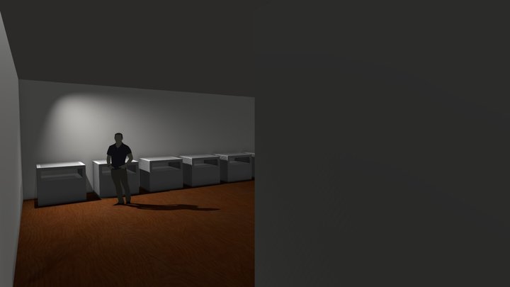 Layout da sala 3D Model