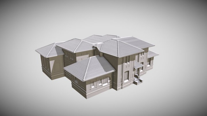 Eesti Üliõpilaste Seltsi hoone 3D Model