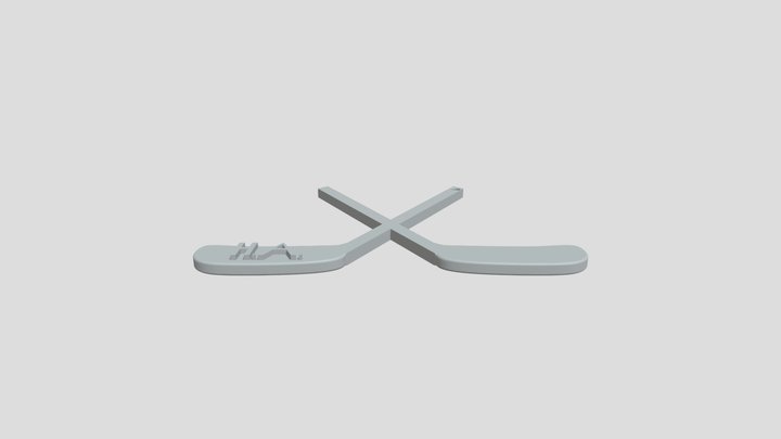 Hockey Sticks V3 (Charm Project) 3D Model