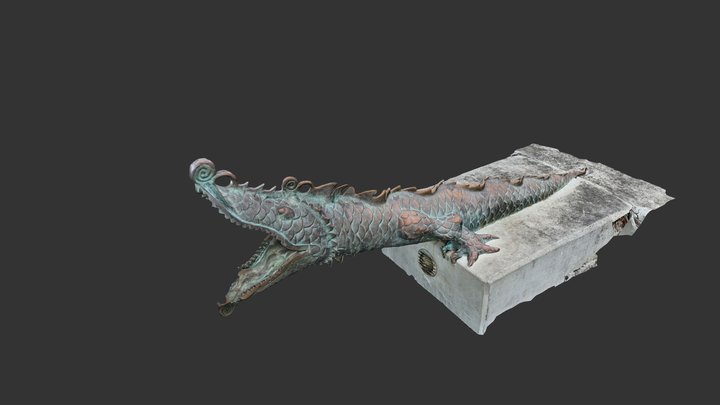 Crocodile canon 3D Model