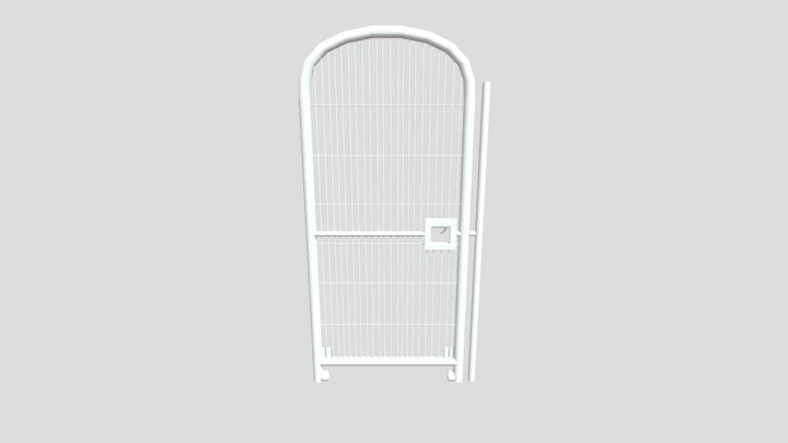 Metal Gate 3D Model