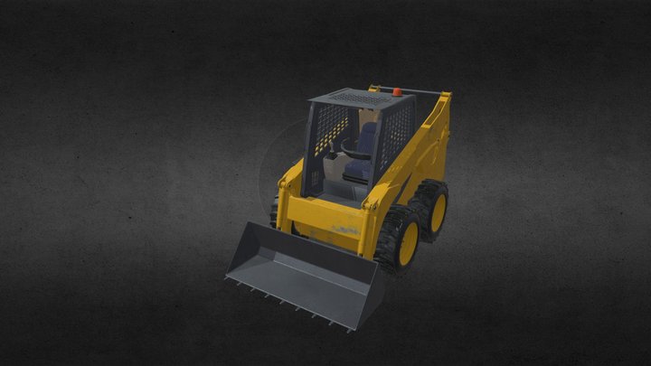 Skid Steer Sk 818 3D Model
