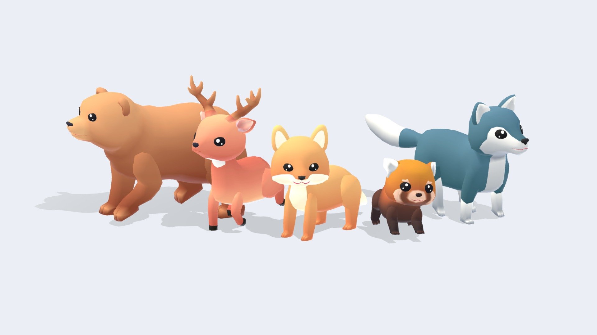 Forest Animals - Wild Series - Buy Royalty Free 3D model by Omabuarts  Studio (@omabuarts) [296f4c5]