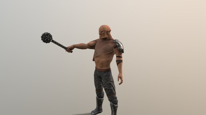 Orc Brute 3D Model