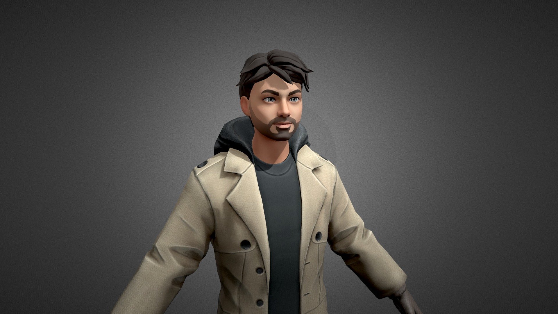 Rigged Human Character [Free] - Download Free 3D model by BlendTek (@namfd)  [296f9f8]