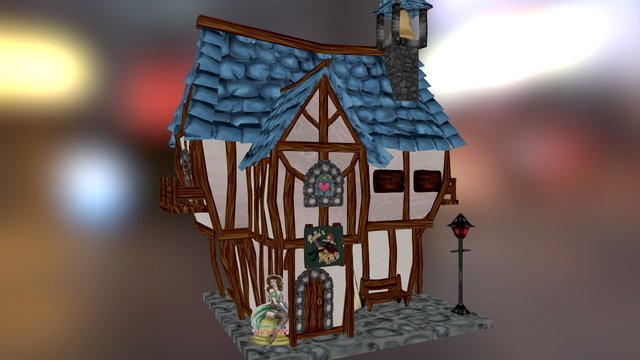 Belle's End Brothel 3D Model