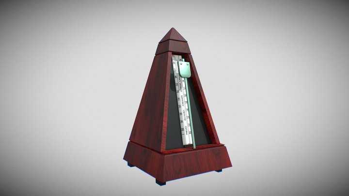 metronome 3D Model
