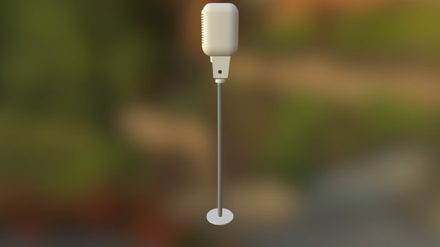 VINTAGE MIC 3D Model