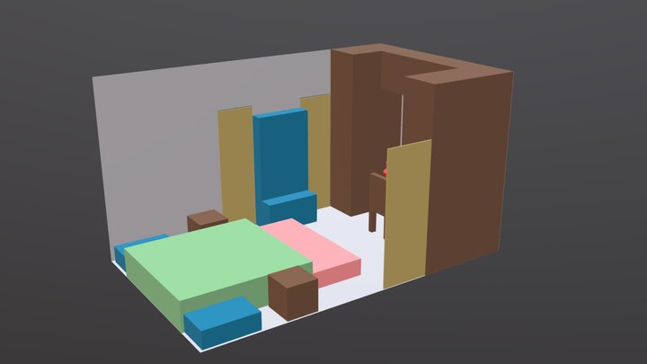 Jeet Bedroom 3D Model