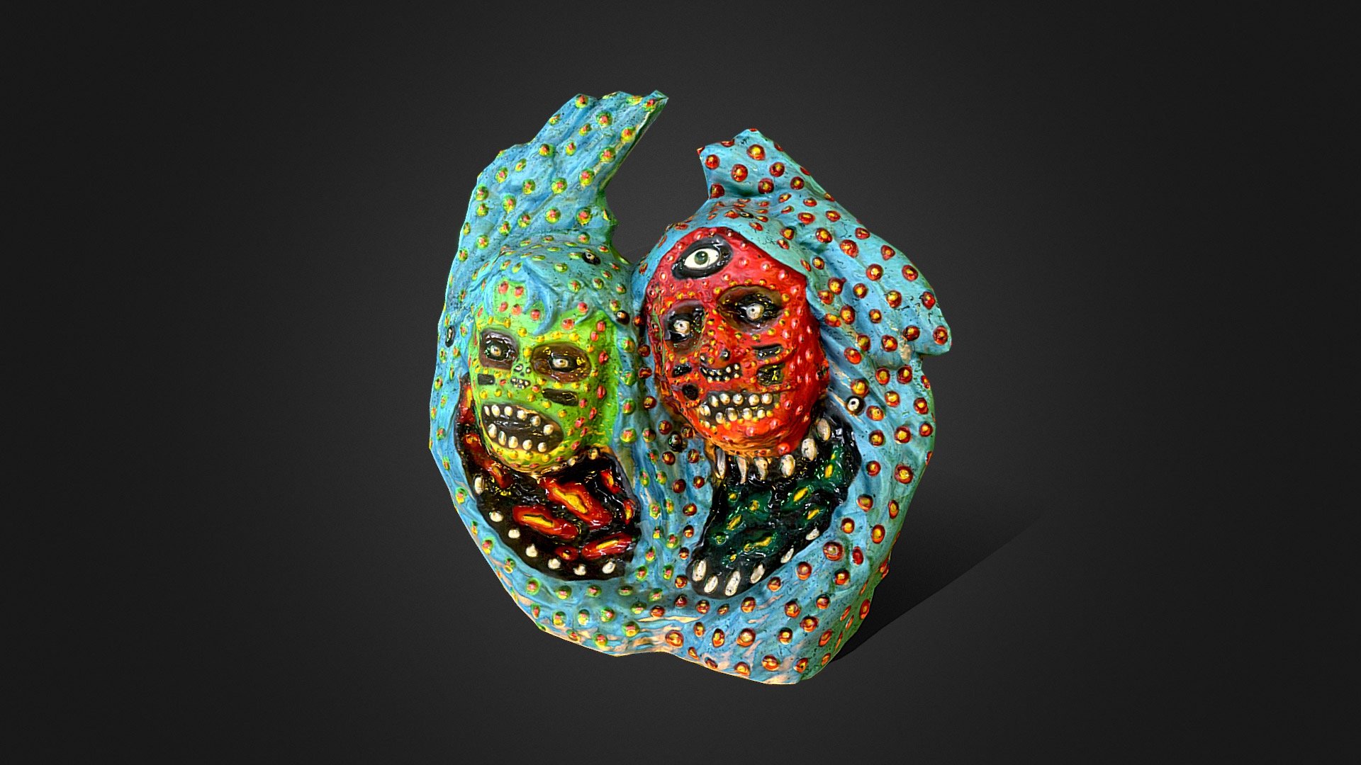 Photogrammetry Of Montreal Sculpture - Low Poly