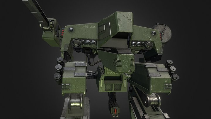 Metal Gear Rez 3D Model