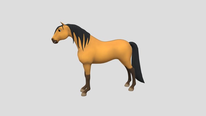 Spirit Stallion(updated) 3D Model