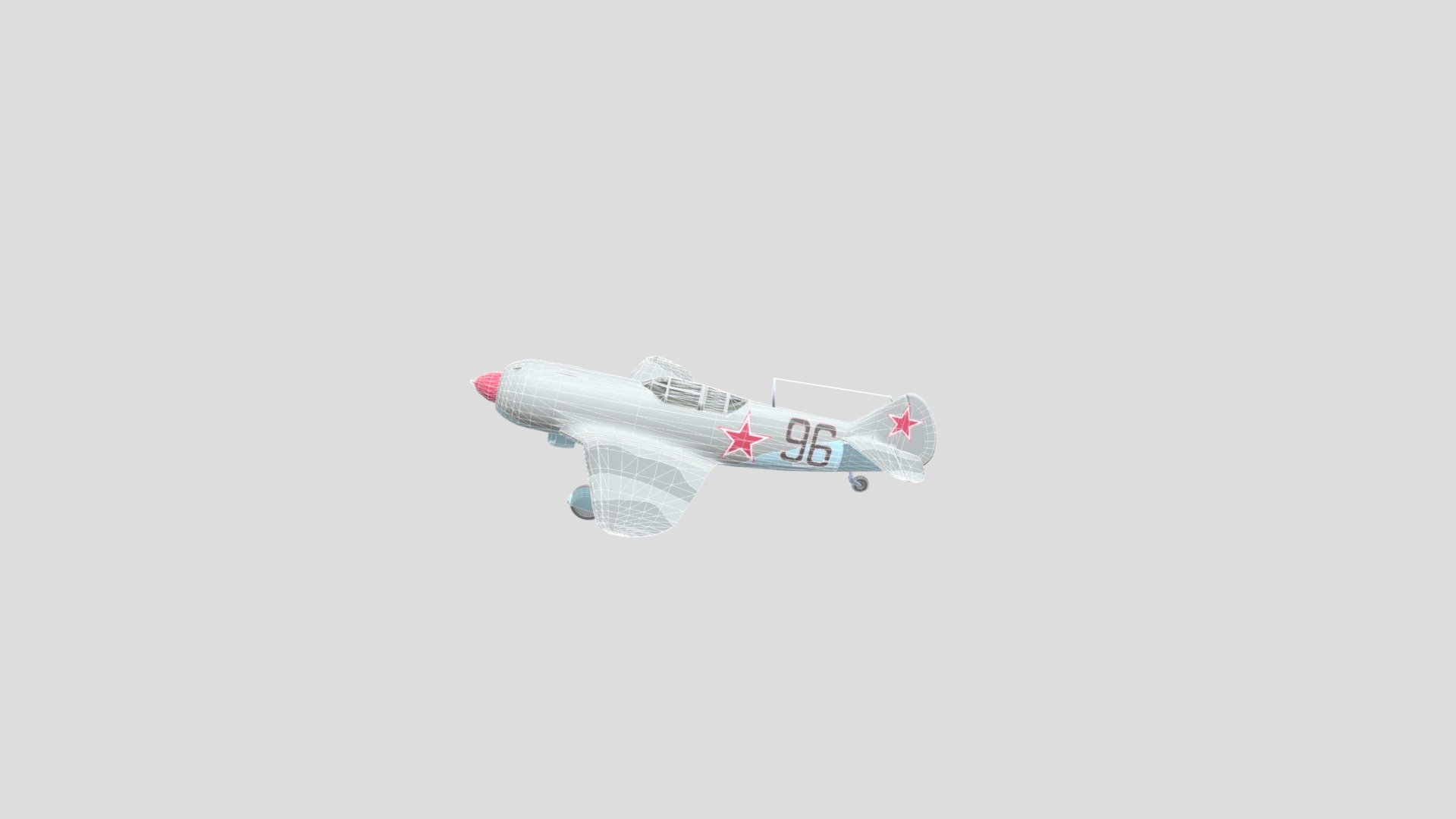 Soviet ww2 airplane La-5FN