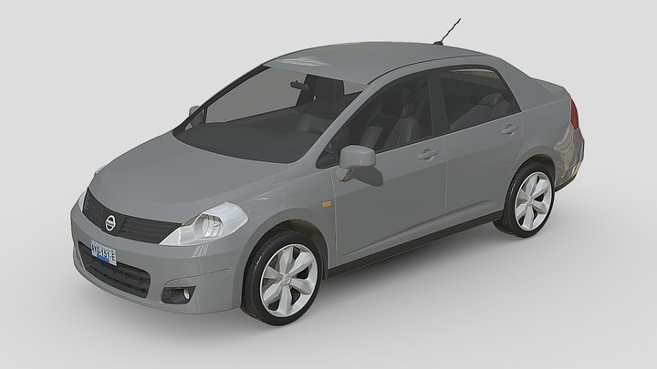 Nissan Tiida 2017 3D Model