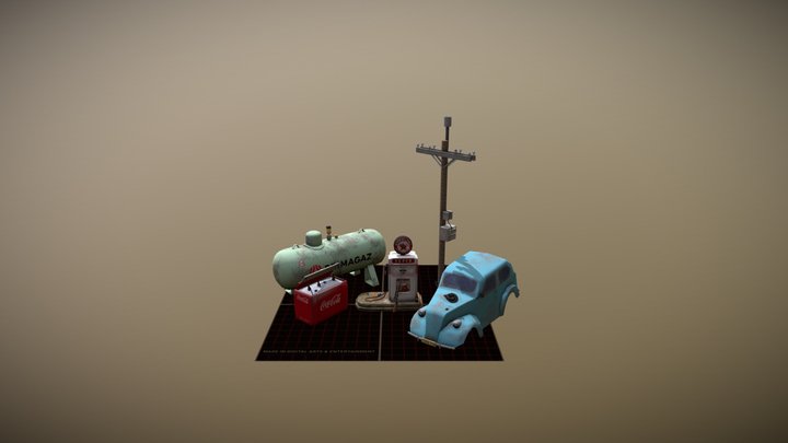 5 Props Assignment_Forest Loner 3D Model