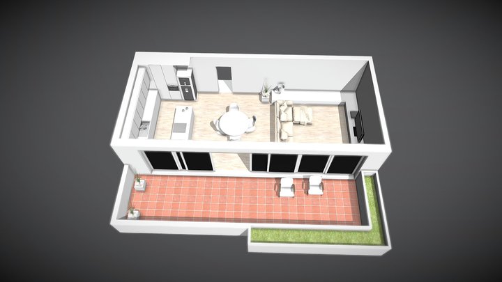Living Room 3D Model