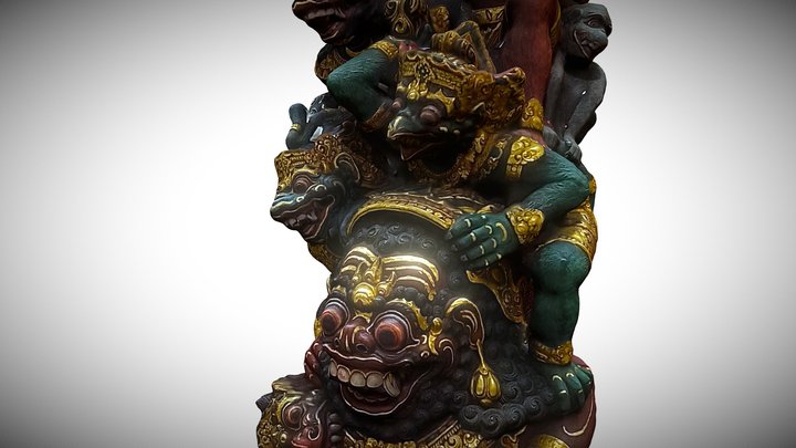 Kumbhakarna idol 3D Model