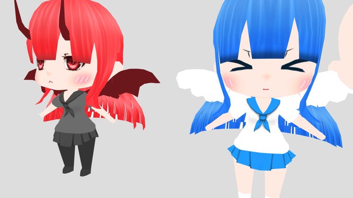 黏土人 3D Model