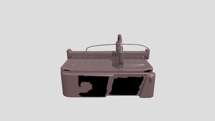 large industrial cutting machine 3D Model