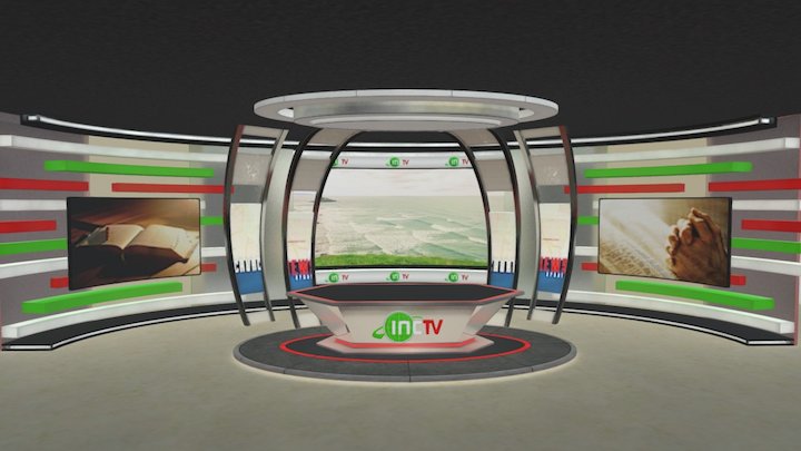 Virtual Studio A INCtv 3D Model