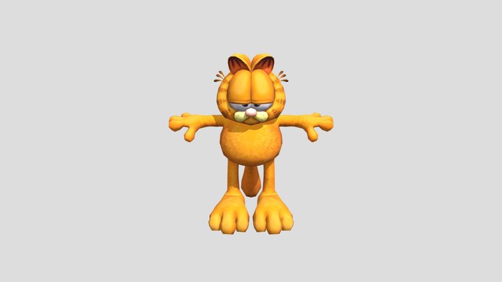 PlayStation 2 - Garfield Lasagna World Tour - Ga 3D Model