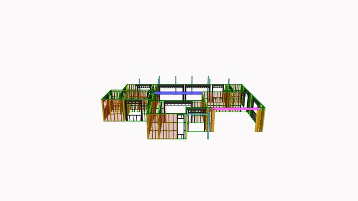 419361 GF Frame Layout 3D Export 3D Model
