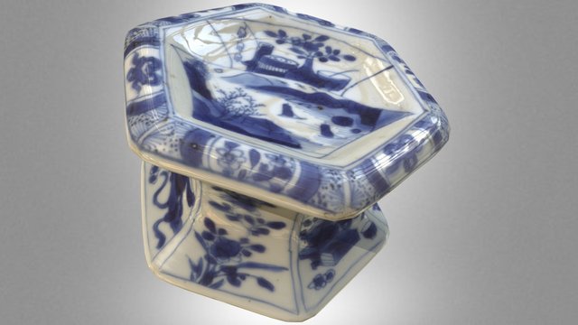 Chinese porcelain salt shaker