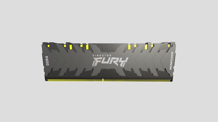 3D MODEL Kingston FURY Renegade RGB 3D Model