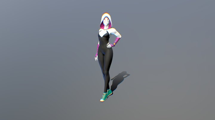 Spider-Gwen - Across the Spider-Verse 3D Model