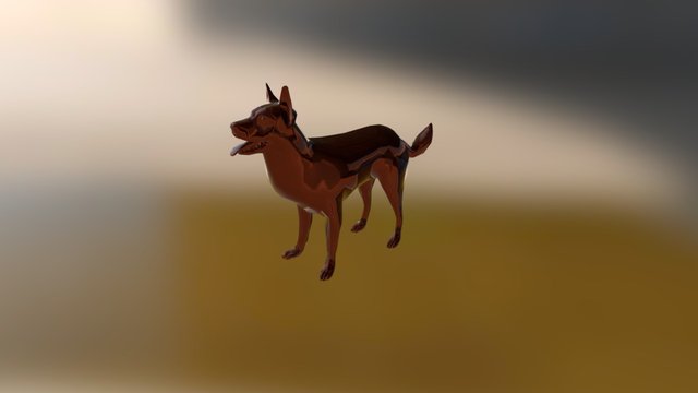 - Alsatian (Dog) 3D Model