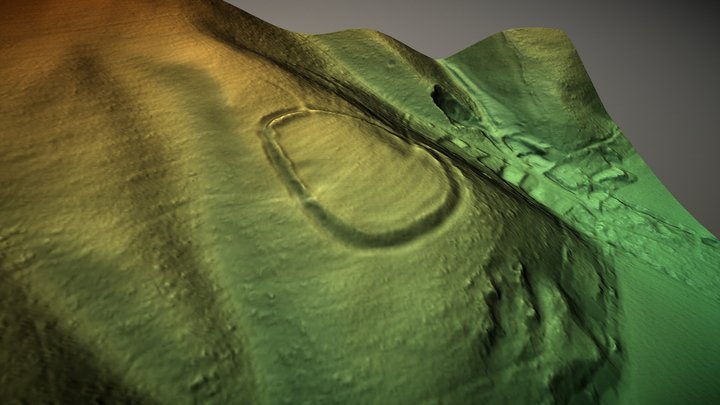 Trendle Ring, Somerset (UK) – Kostenloses 3D-Modell STL