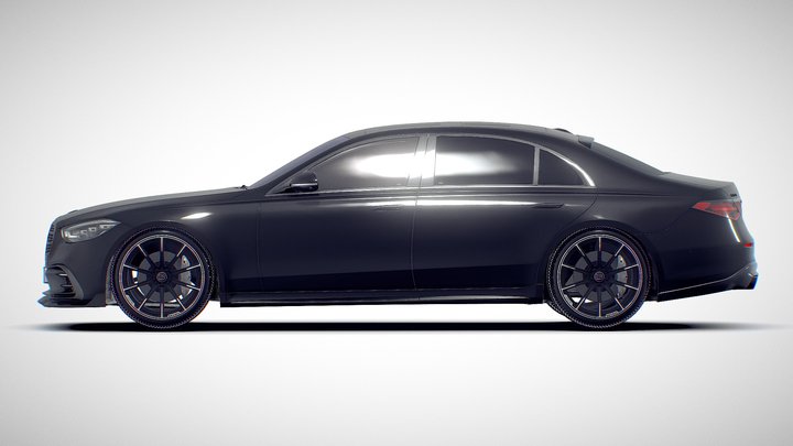 Mersedes-Benz S-class W223 [BRABUS 850] – Modello 3D gratuito STL