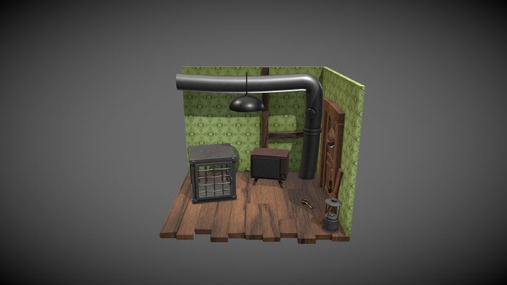 Little Nightmare Diorama 3D Model