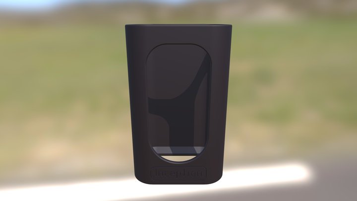 泡沫噴瓶-小米打氣機專用架-140mm 3D Model