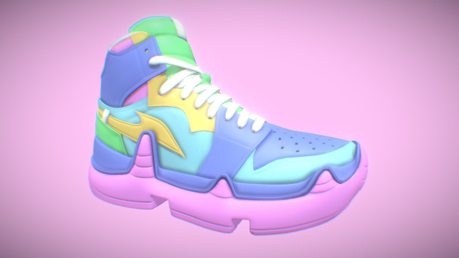 'Faded Chalk' RTFKT One (Contest Submission)