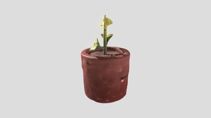 SM_HPSucculentExportTextured 3D Model